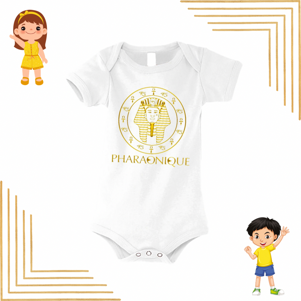 Body unissexo para bebé – Pharaonique