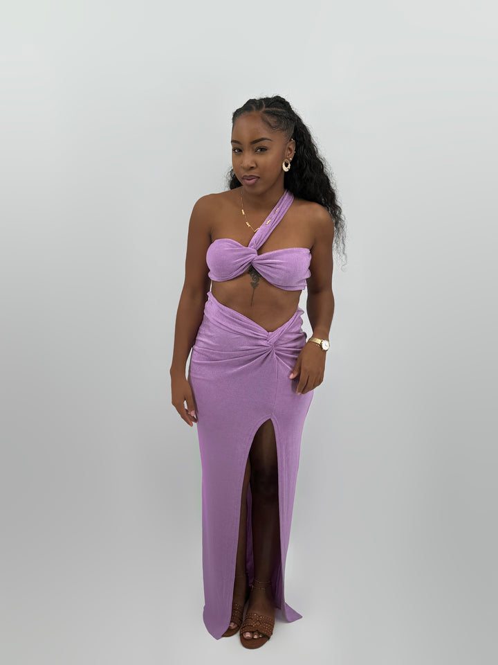 Vestido de fiesta para mujer – Malva – Pharaonique