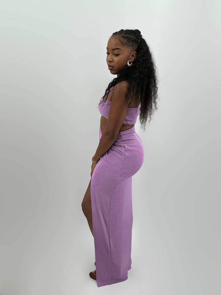 Vestido de fiesta para mujer – Malva – Pharaonique