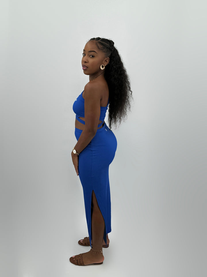 Anubis women’s dress – Blue – Pharaonique