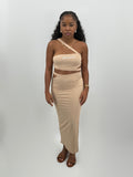 Vestido Anubis para mulher – Bege – Pharaonique