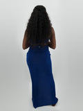 Vestido de festa para mulher – Azul – Pharaonique