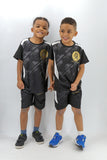 Conjunto infantil de t-shirt e calções – Branco ou preto – Pharaonique