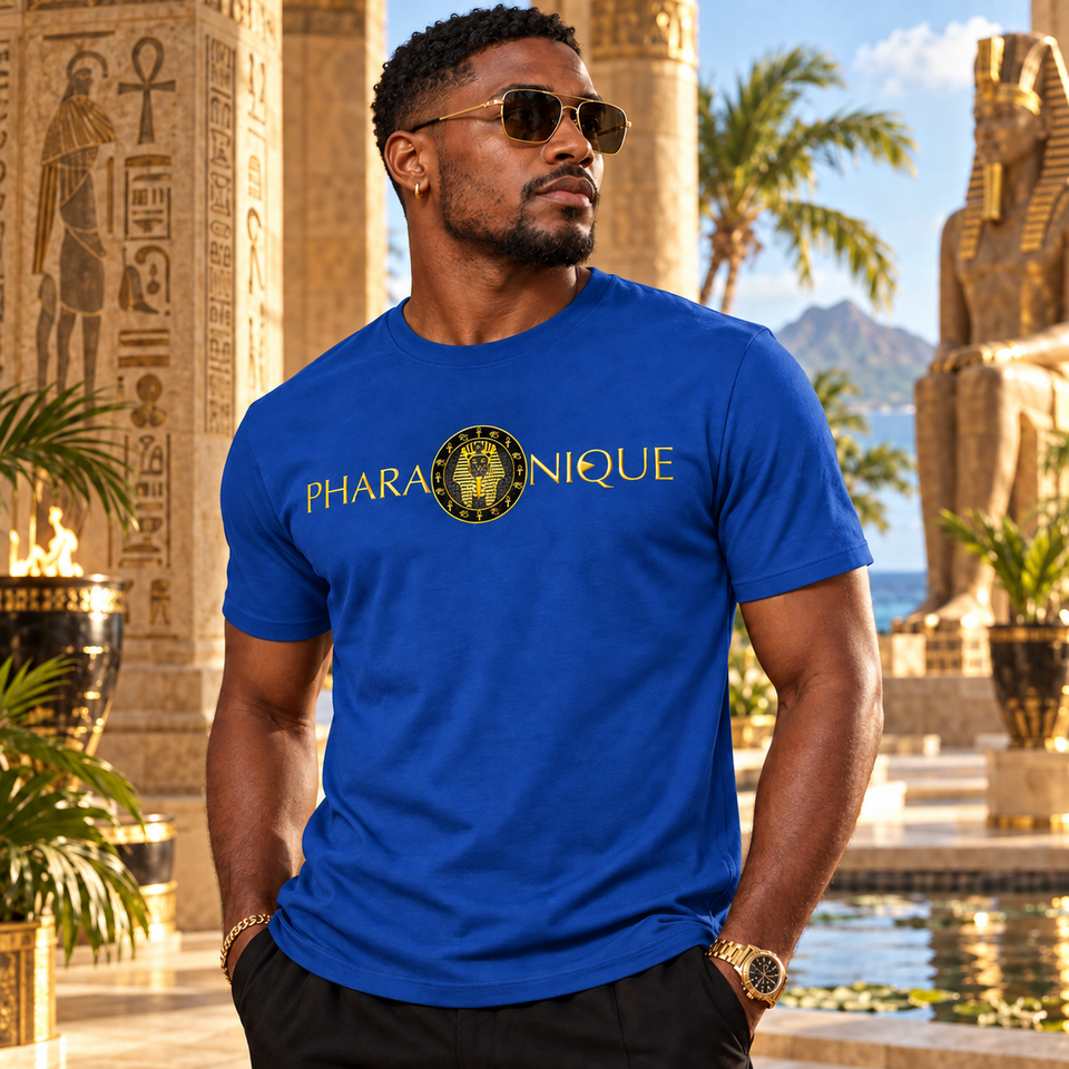 T-shirt Royaume d'or homme, coloris Bleu royal