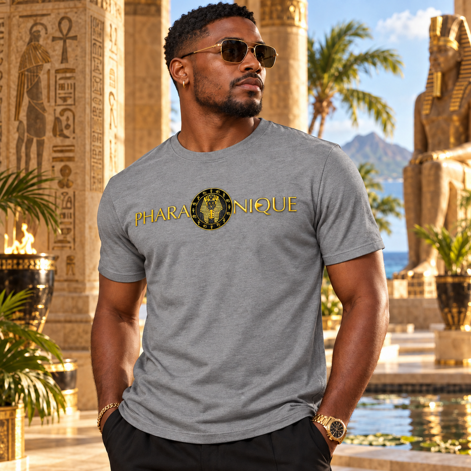 T-shirt Royaume d'or homme, coloris Gris chiné